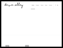 Tablet Screenshot of davealley.co.nz